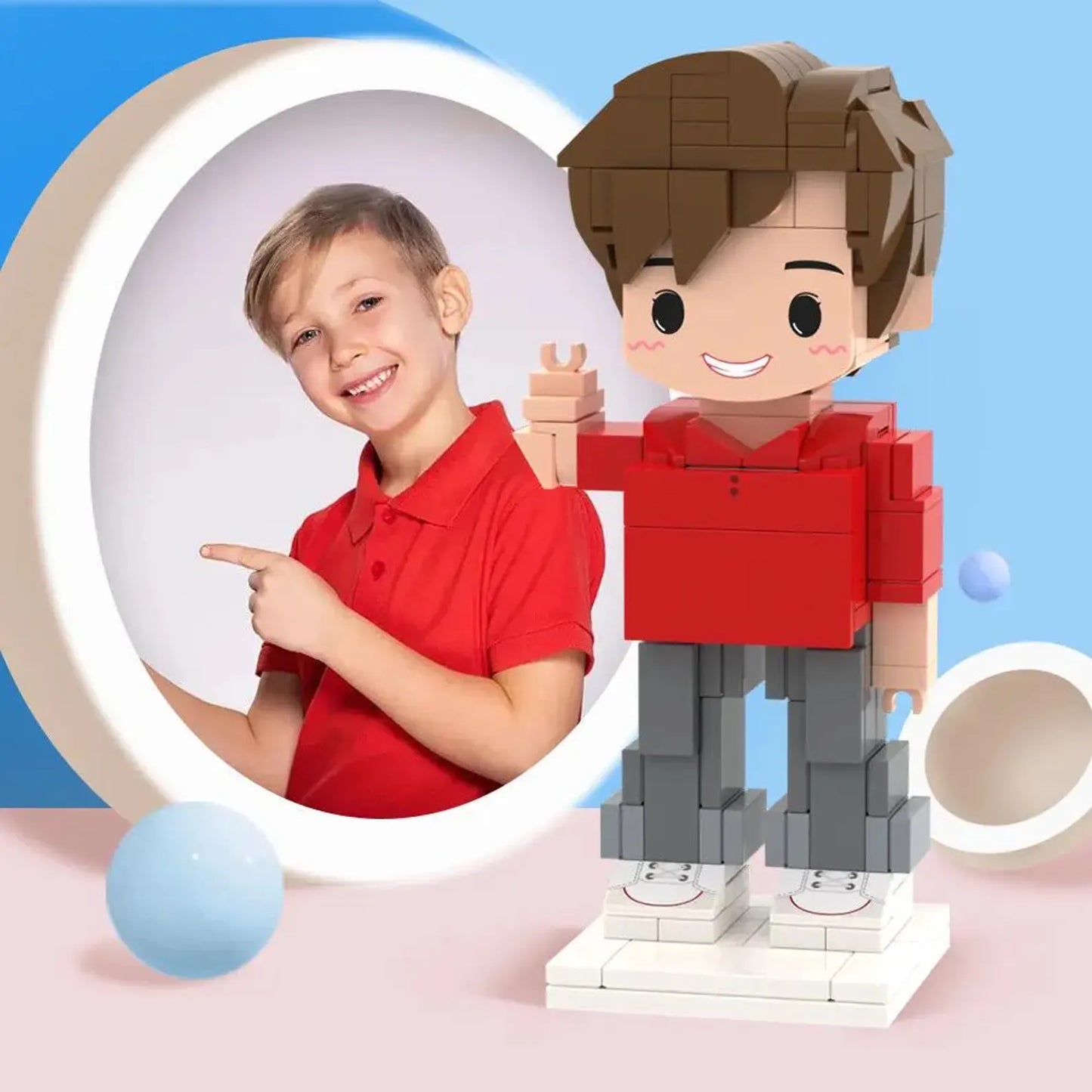 Custom Brick Figurine Set