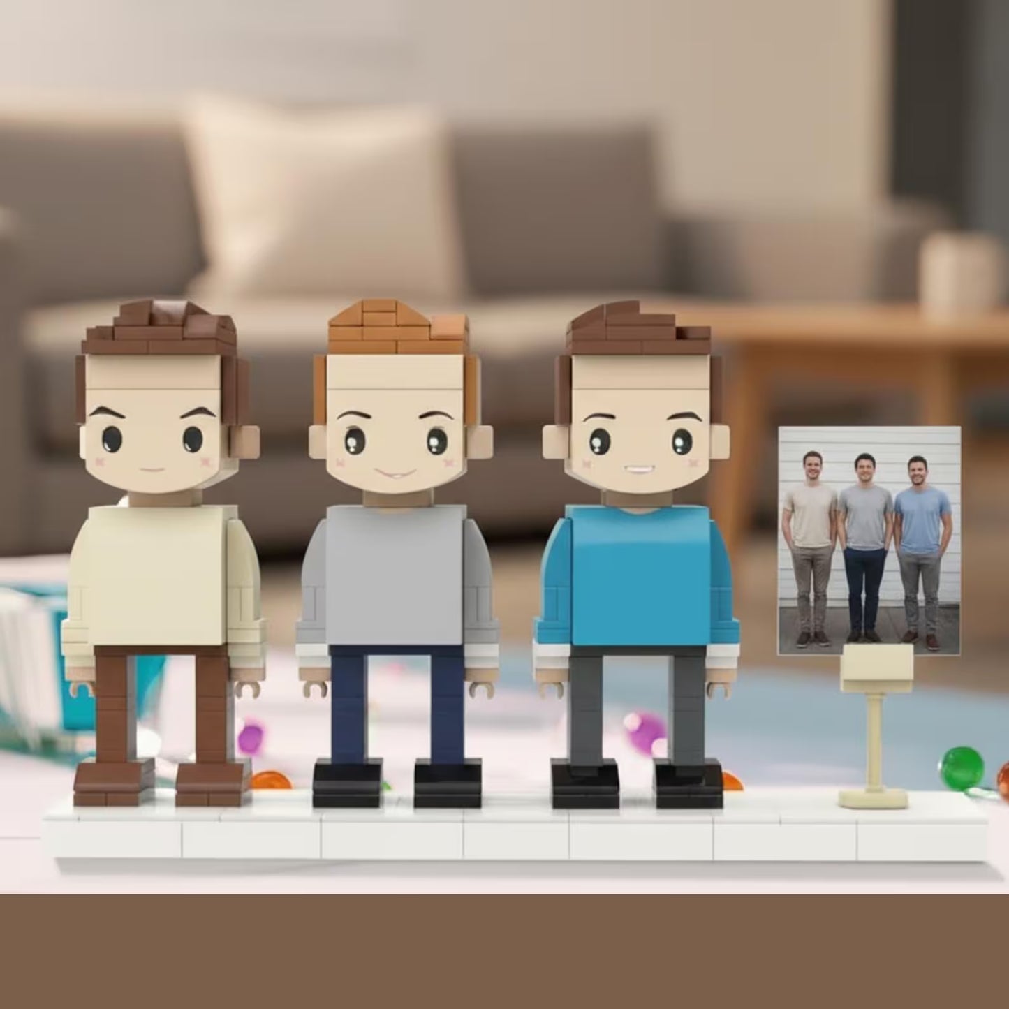 Custom Brick Figurine Set